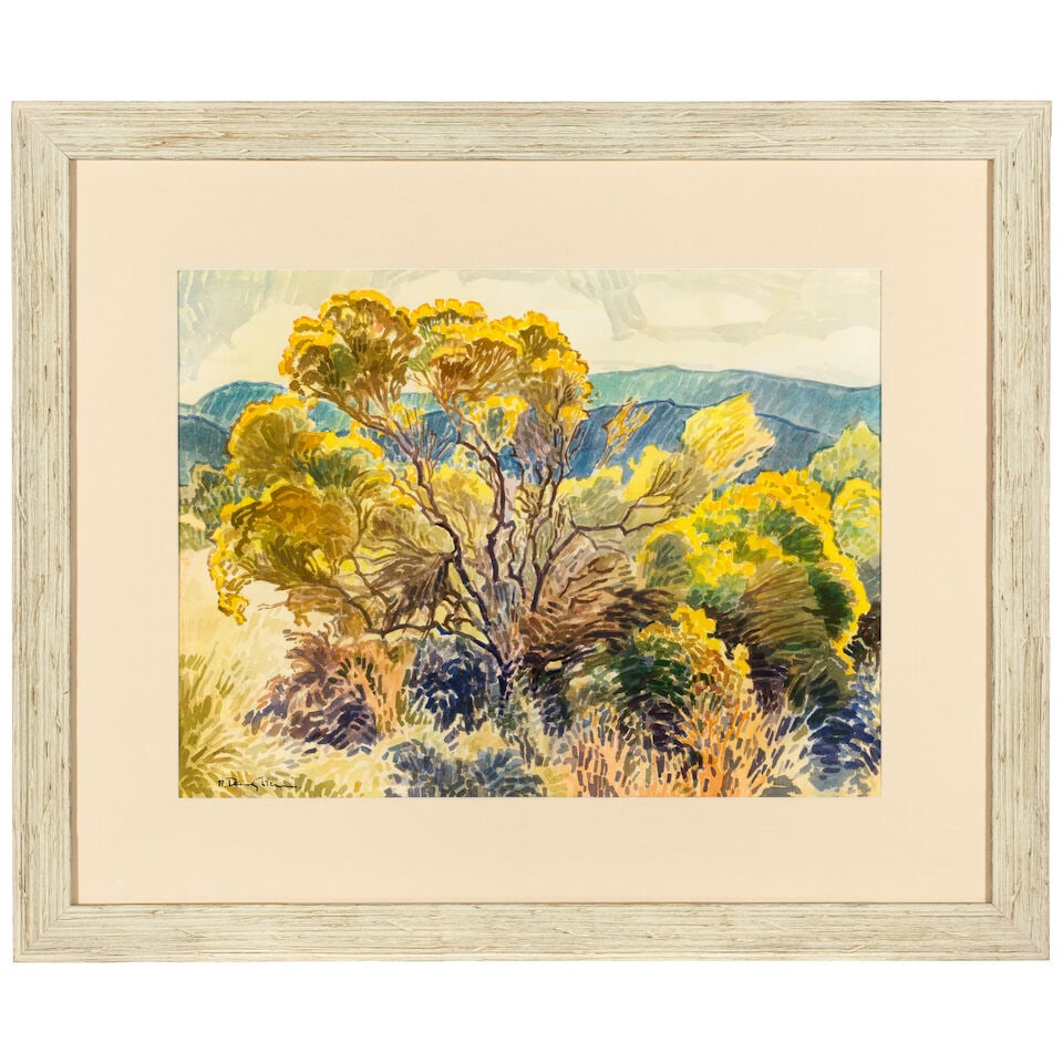 ROBERT DAUGHTERS (1929-2013) Untitled Autumn Landscape sight 21 x 28 in. - 3