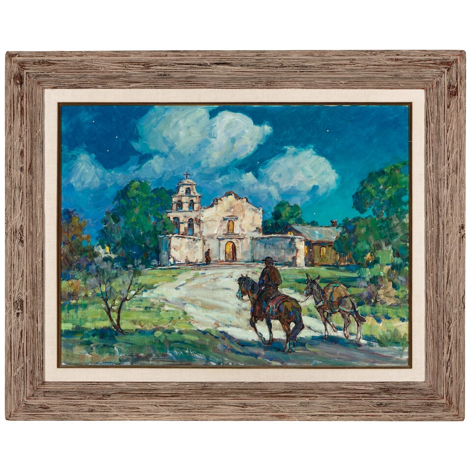MARJORIE JANE REED (1915-1996) Mission San Diego de Alcalá 30 x 40 in. - 3