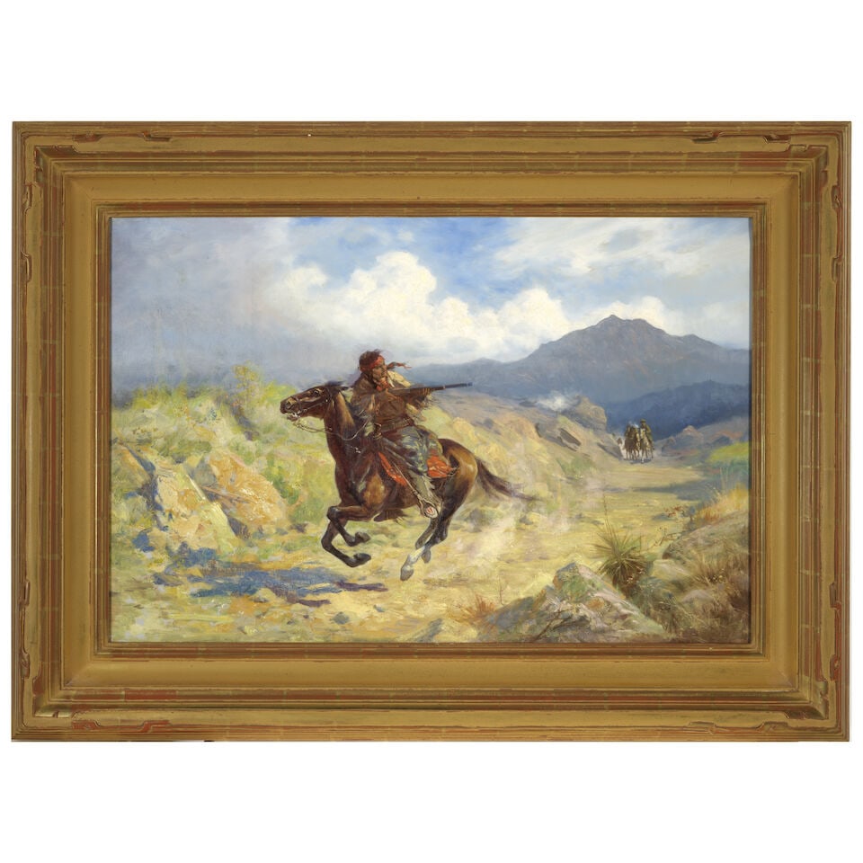 GORDON COUTTS (1875-1937) The Pursuit 24 x 36 in. - 2