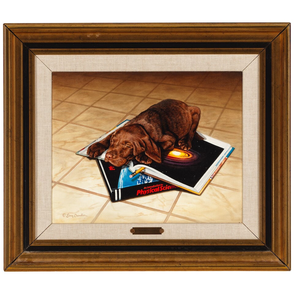 LARRY CHANDLER (1951-2007) Science Lab 16 x 20 in. - 3