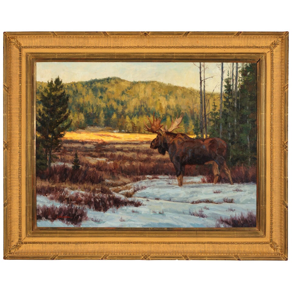 RYAN SKIDMORE (BORN 1971) October Morning 30 x 40 in. (Painted in 2002.) - 3