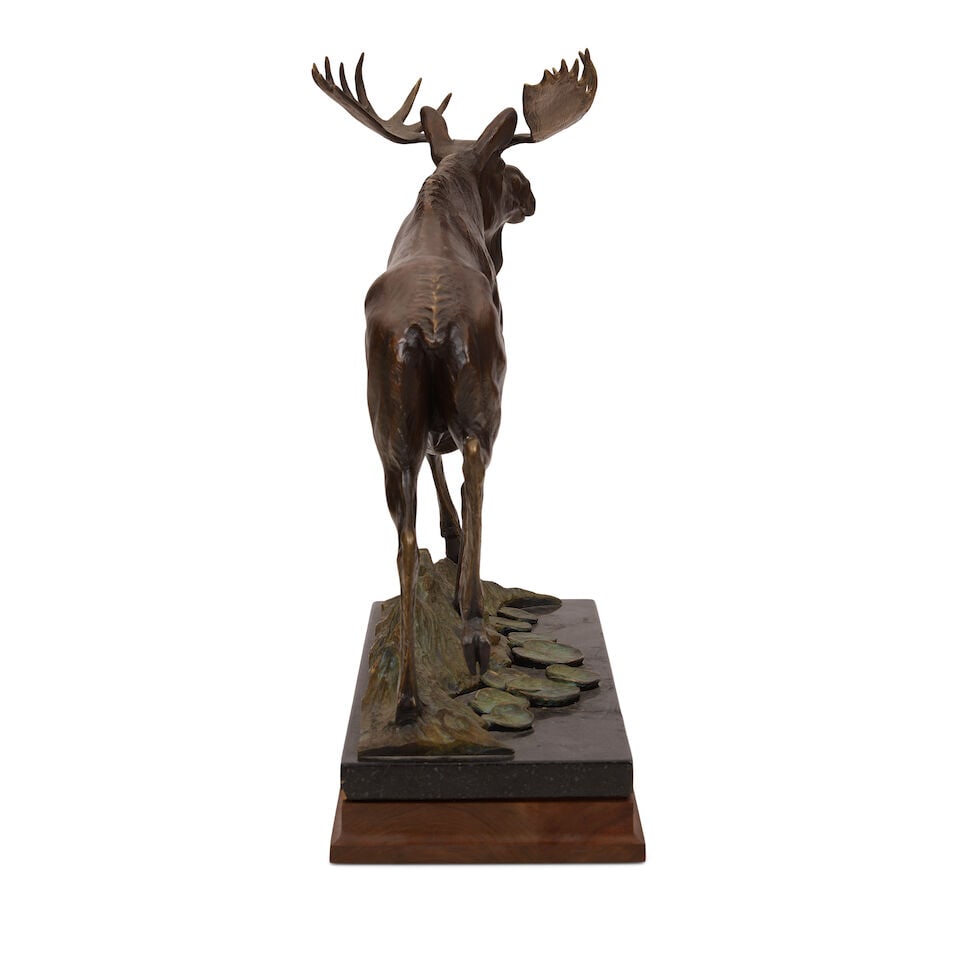 JIM GILMORE (born 1950) Water's Edge 14 1/2 in. high; on a 2 in. high marble and wood base - 4
