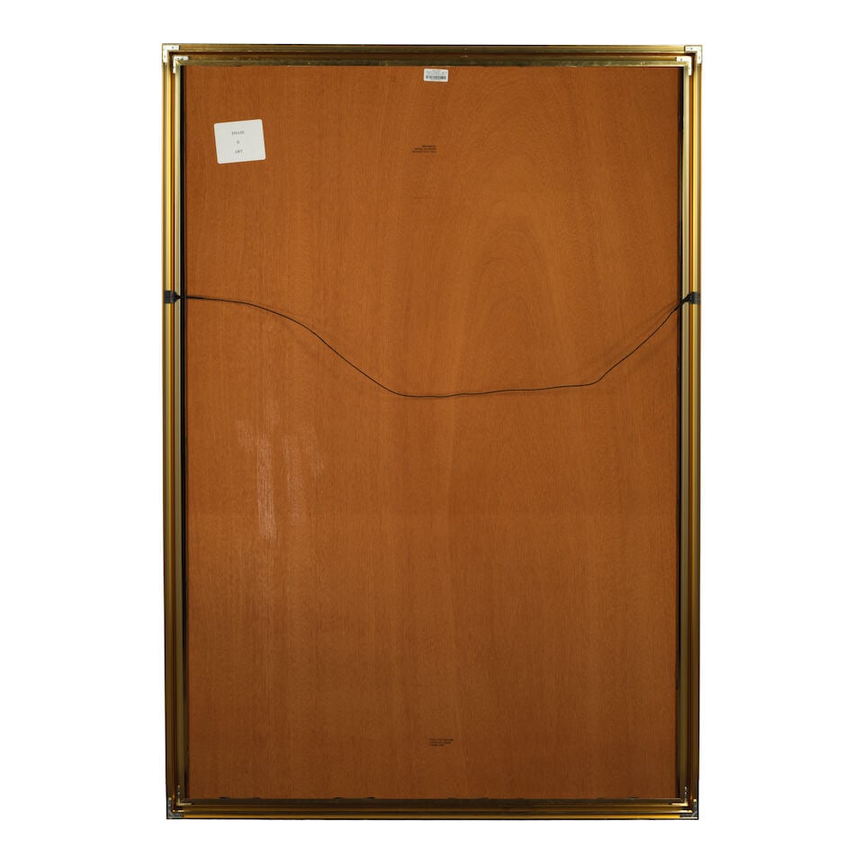 WILLIAM G. GARBE (1948-1989) Untitled (Swan II) sight 59 1/2 x 39 1/2 in. (Executed in 1980.) - 2