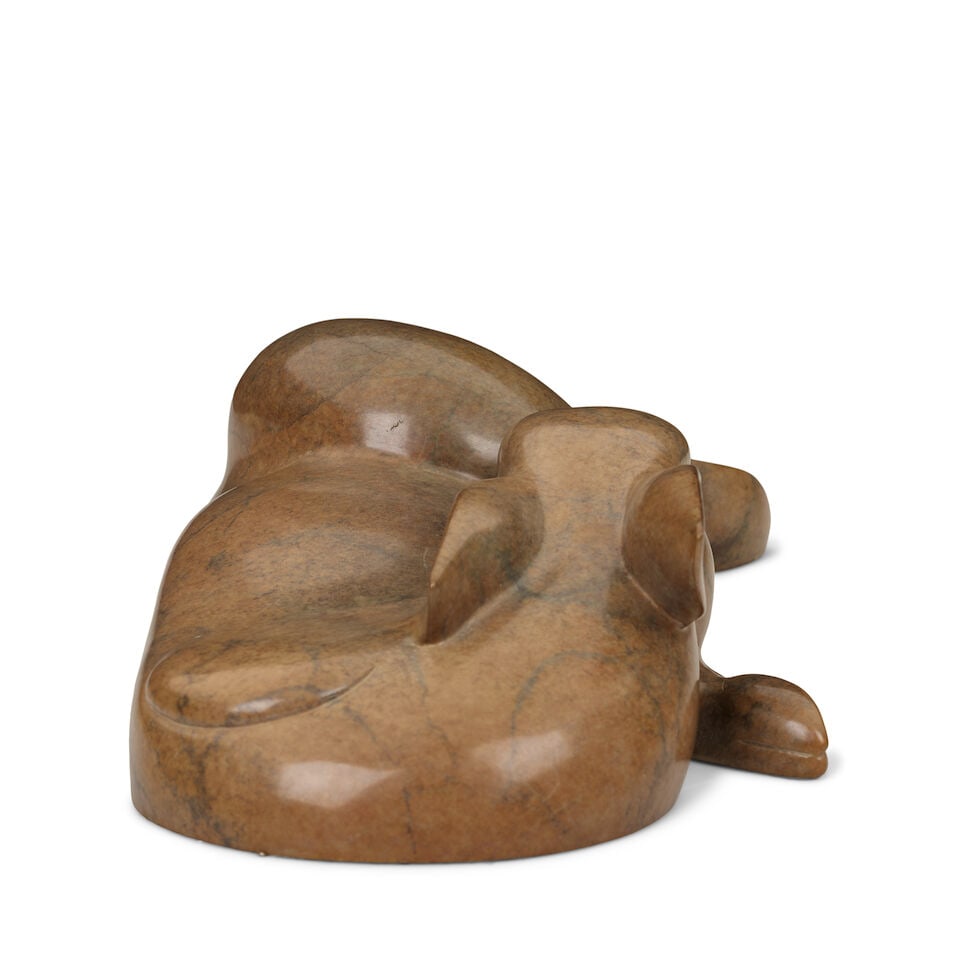 TIM CHERRY (BORN 1965) Flat Fawn 4 in. high - 2