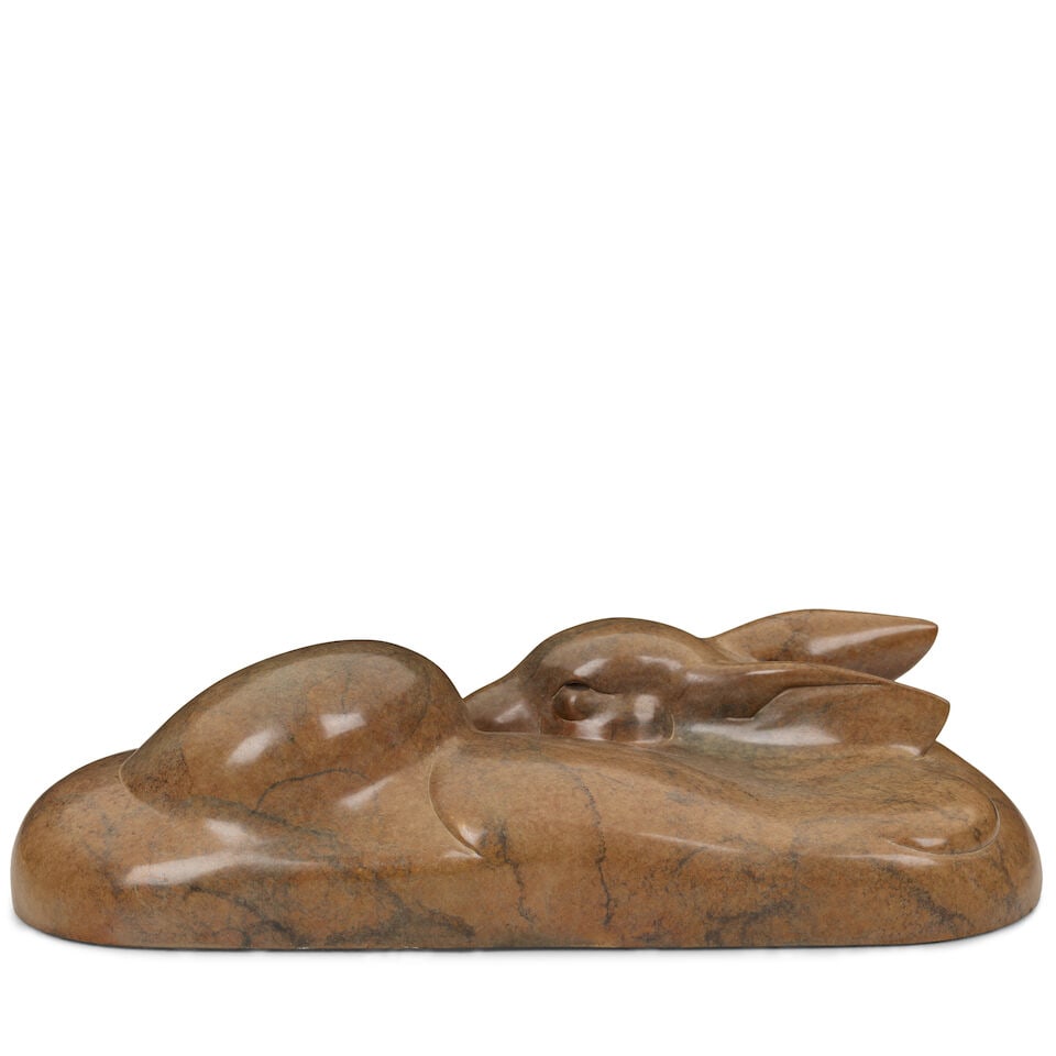 TIM CHERRY (BORN 1965) Flat Fawn 4 in. high - 3