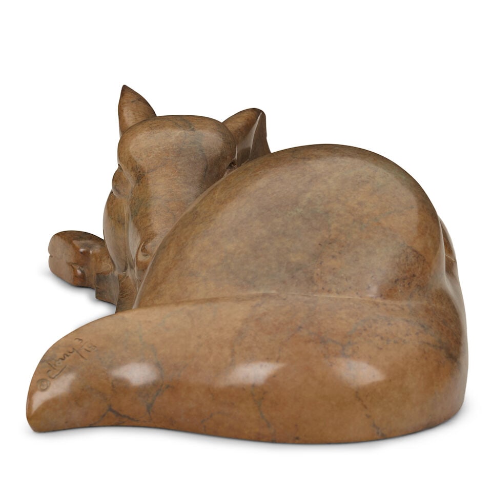 TIM CHERRY (BORN 1965) Flat Fawn 4 in. high - 4