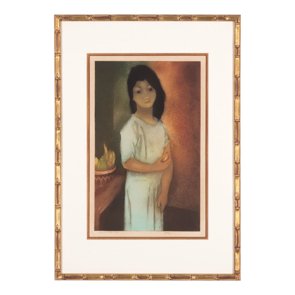 John Melville Kelly (1879-1962); Little Girl with Mango, Hawaii; - 3