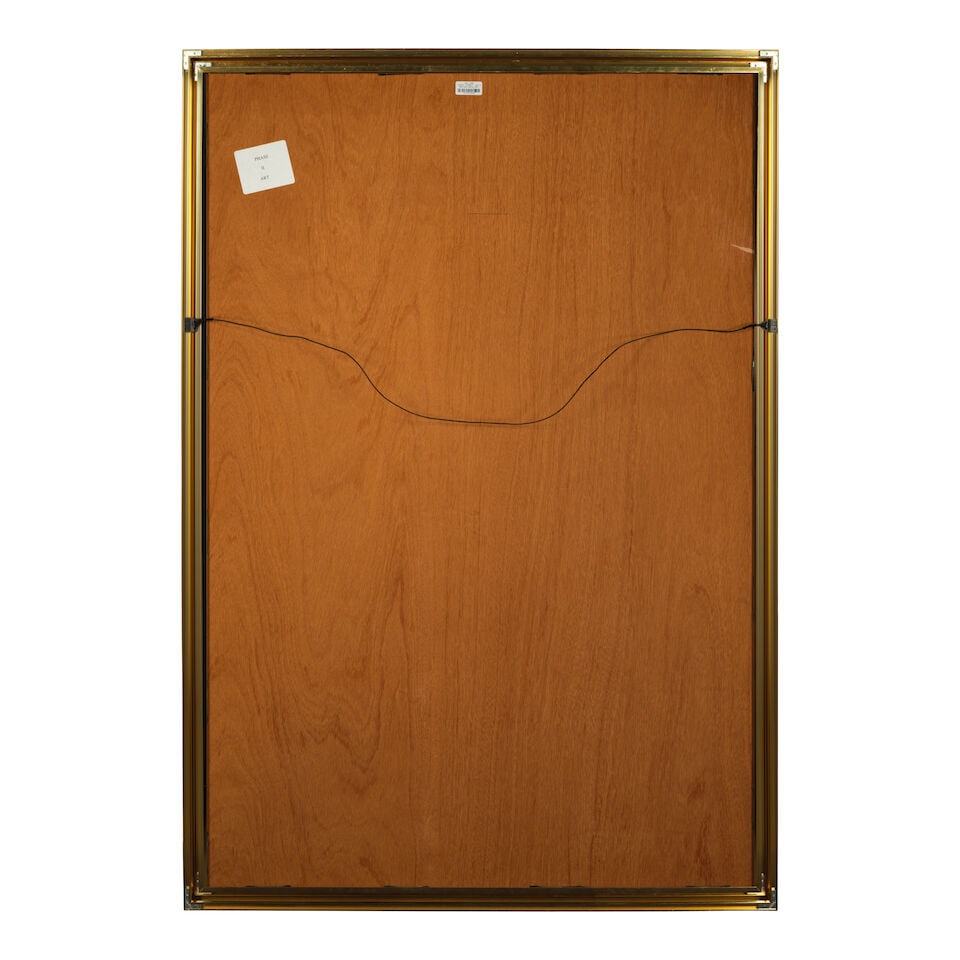 WILLIAM G. GARBE (1948-1989) Untitled (Swan V) sight 59 1/2 x 39 in. (Executed in 1984.) - 2