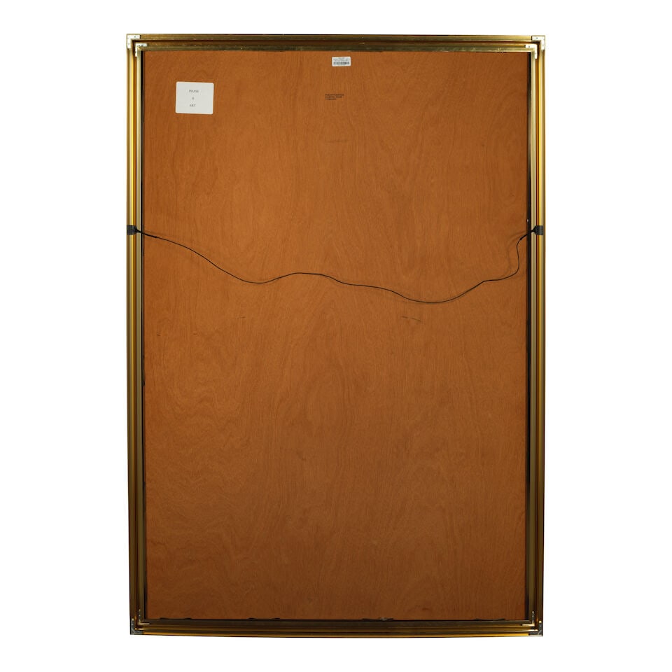 WILLIAM G. GARBE (1948-1989) Untitled (Swan I) sight 59 1/2 x 39 1/2 in. (Executed in 1980.) - 2