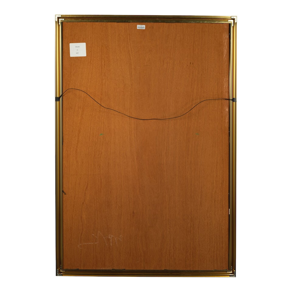 WILLIAM G. GARBE (1948-1989) Untitled (Swan III) sight 59 1/2 x 39 1/2 in. (Executed in 1984.) - 2