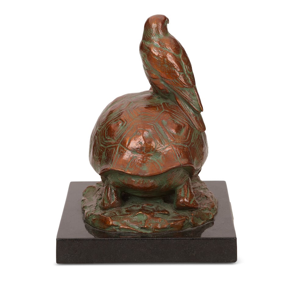 KENT ULLBERG (BORN 1945) Galapagos 6 1/2 in. high, on a 1 in. high marble base - 4