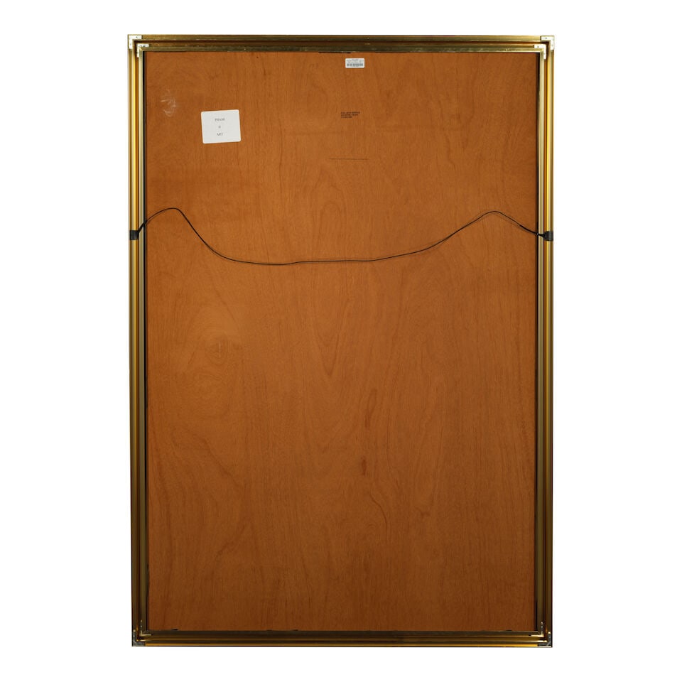 WILLIAM G. GARBE (1948-1989) Untitled (Swan IV) sight 59 1/2 x 39 1/4 in. (Executed in 1982.) - 2