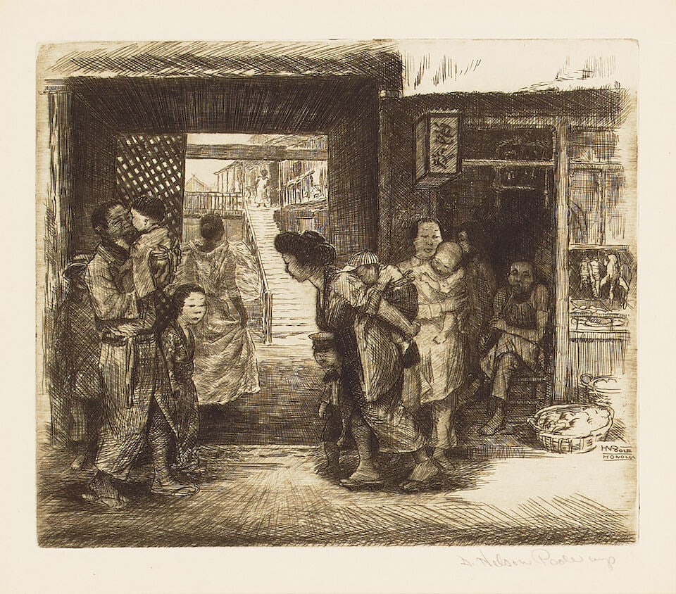 Horatio Nelson Poole (1884-1949); The Melting Pot; (1 of 1)