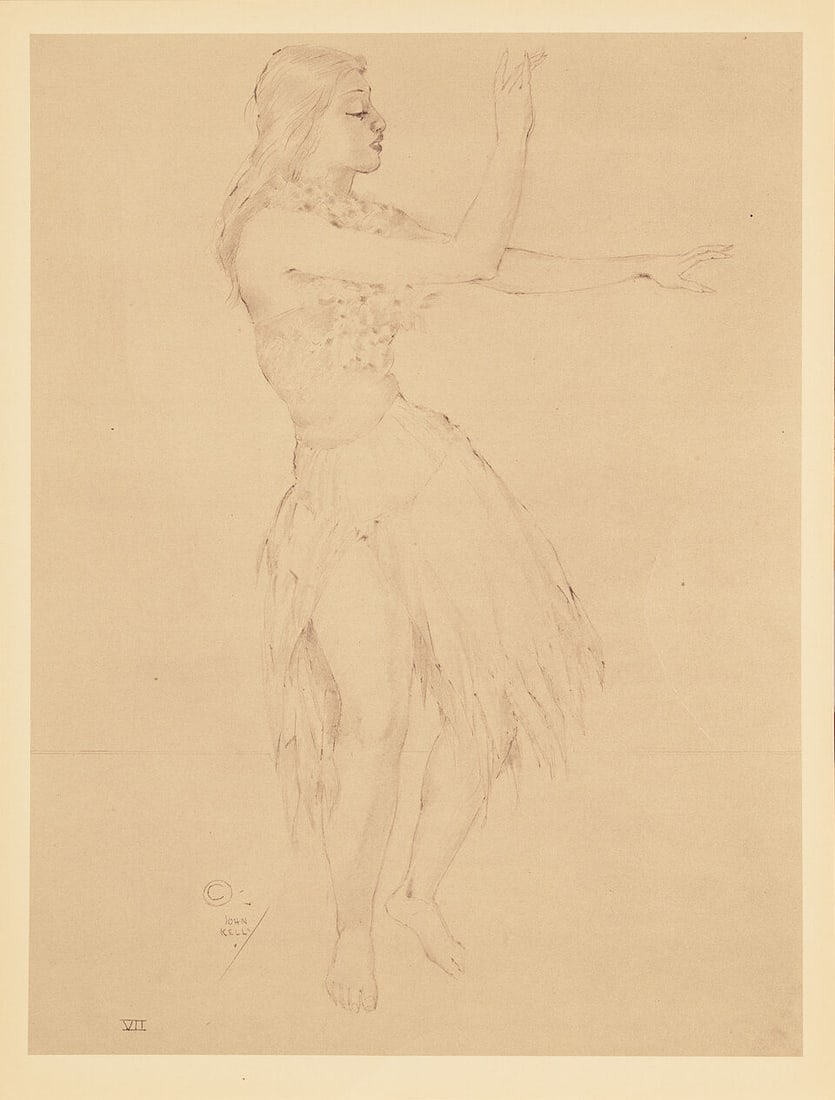 John Melville Kelly (1879-1962); The Hula as seen in Hawaii; (10) - 2