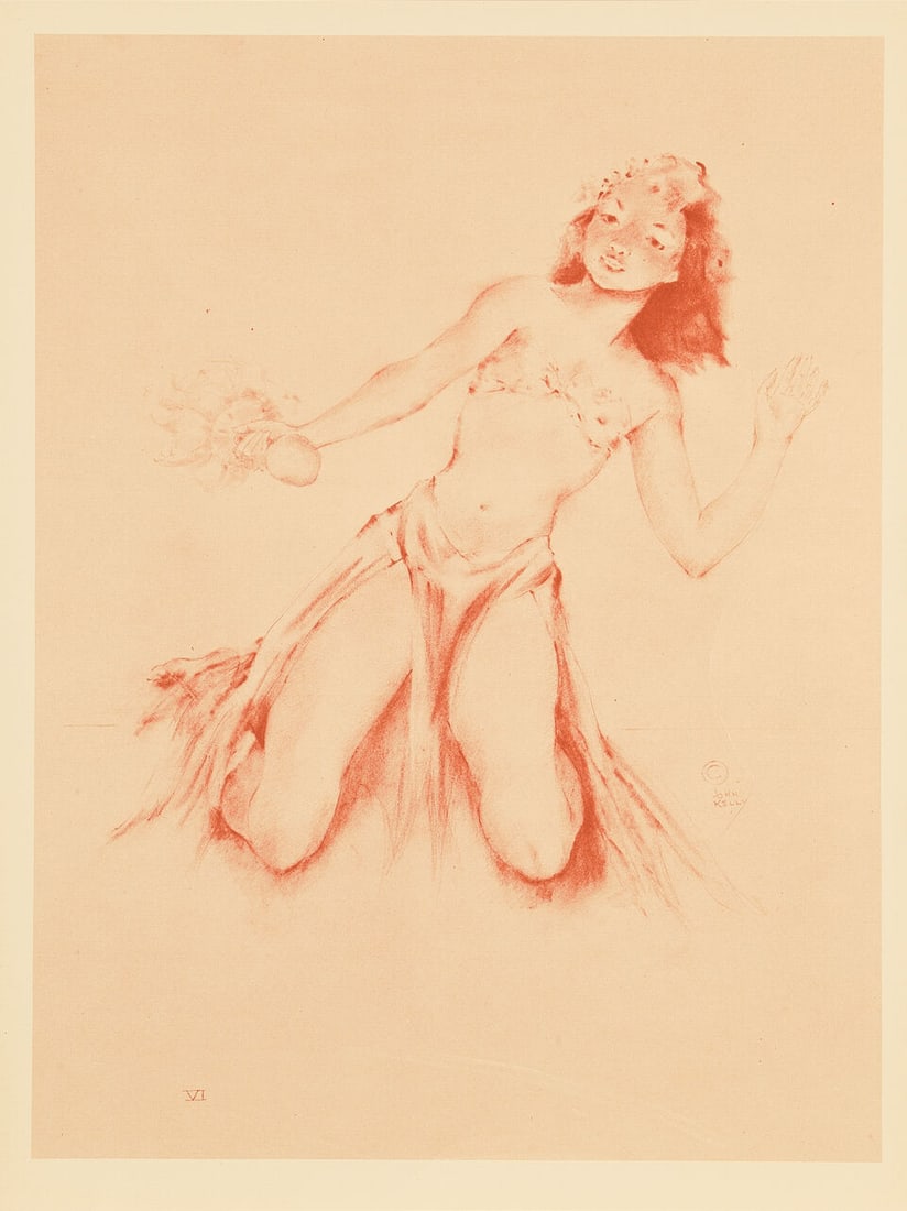 John Melville Kelly (1879-1962); The Hula as seen in Hawaii; (10) - 4