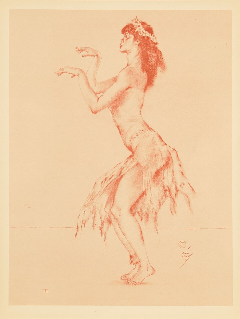 John Melville Kelly (1879-1962); The Hula as seen in Hawaii; (10) - 5
