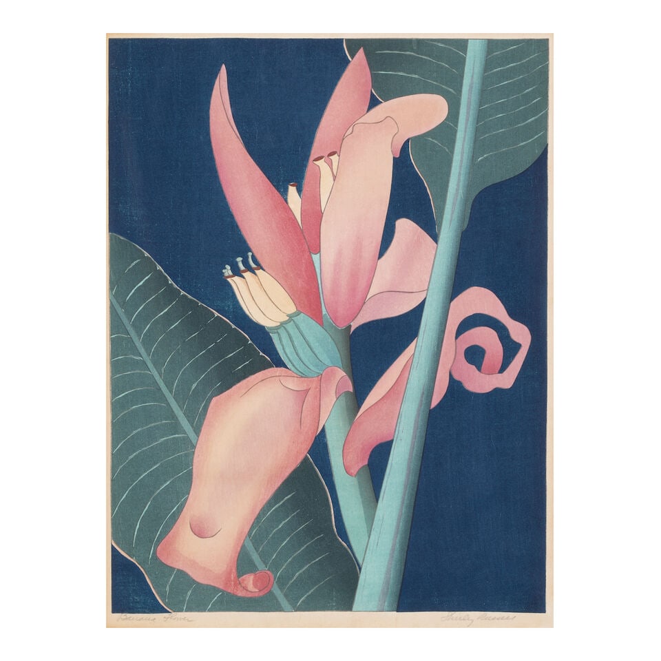 Shirley Ximena Hopper Russell (1886-1985); Banana Flower; - 2