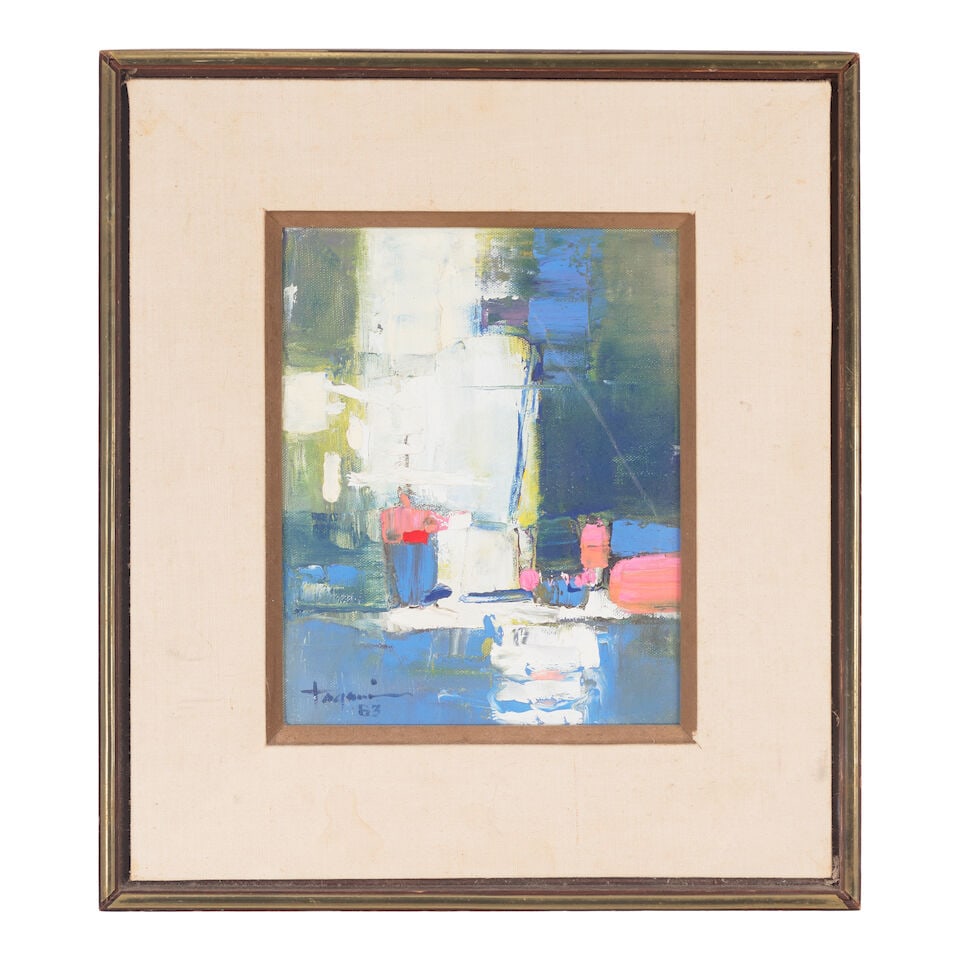 Hiroshi Tagami (1929-2014) Path and Abstract (a group of two) 11 x 14 in.; 10 x 8 in. (Painted ... - 3