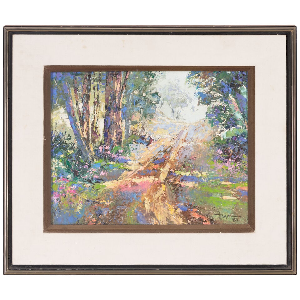 Hiroshi Tagami (1929-2014) Path and Abstract (a group of two) 11 x 14 in.; 10 x 8 in. (Painted ... - 4