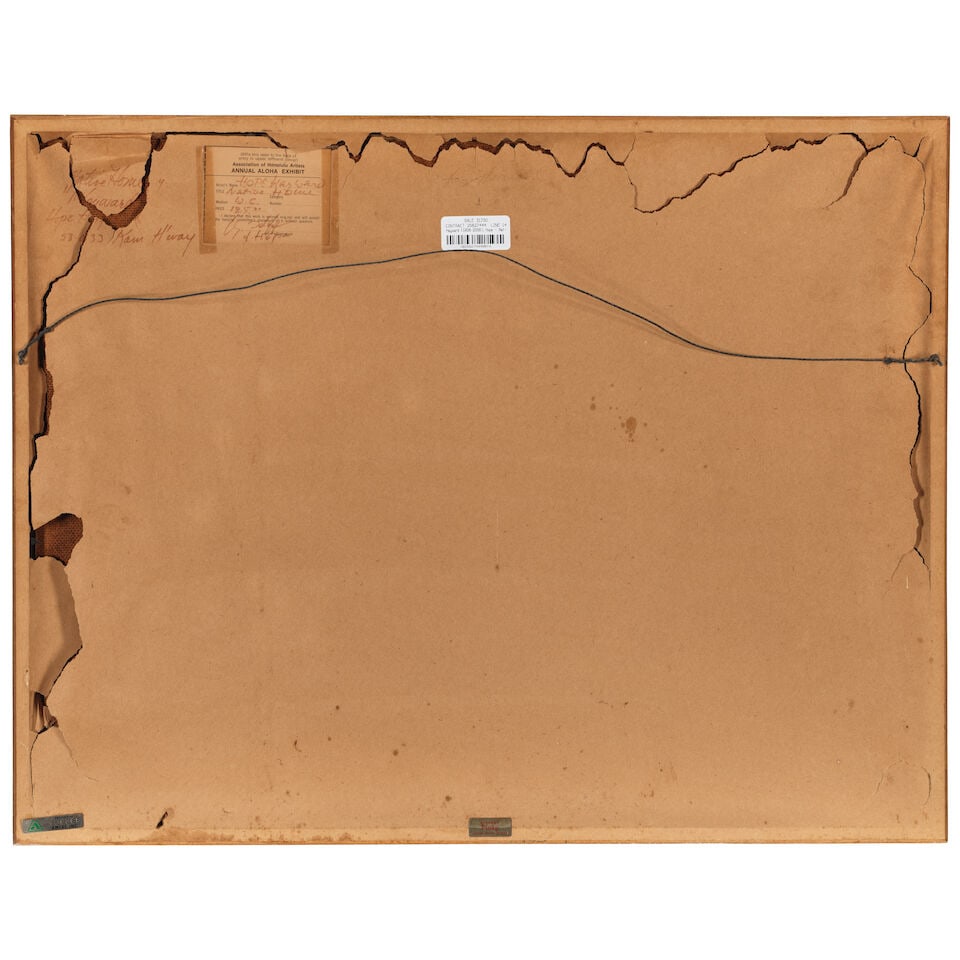 Hope Hayward (1908-2006) Native Home sight 13 1/4 x 20 in. - 2