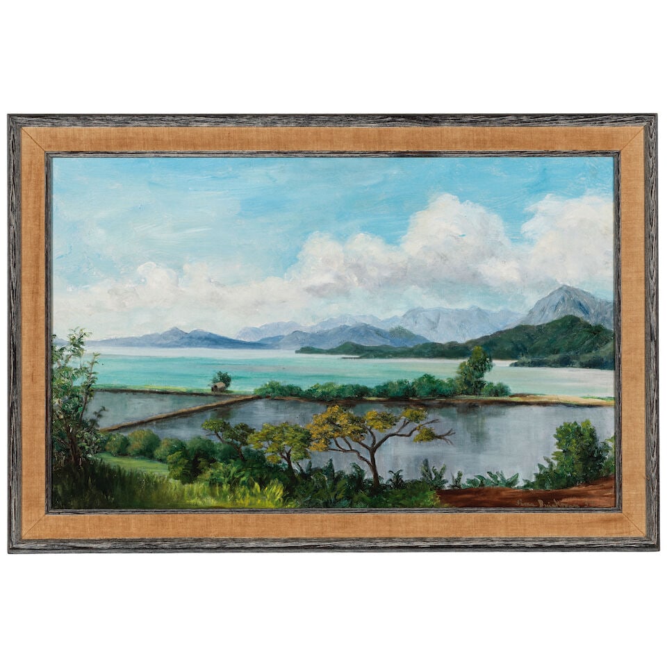 Irma Brickman (1912-1989) Fish Pond 15 x 24 in. (Painted in 1959.) - 3