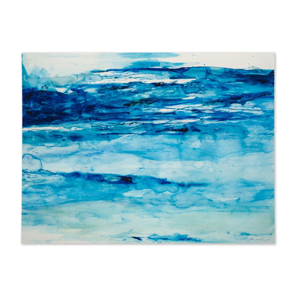 ZAO WOU-KI (1920-2013) Dans l'ultime bonheur de peindre, 2010 Coffret comprenant un ouvrage et u... (1 of 2)