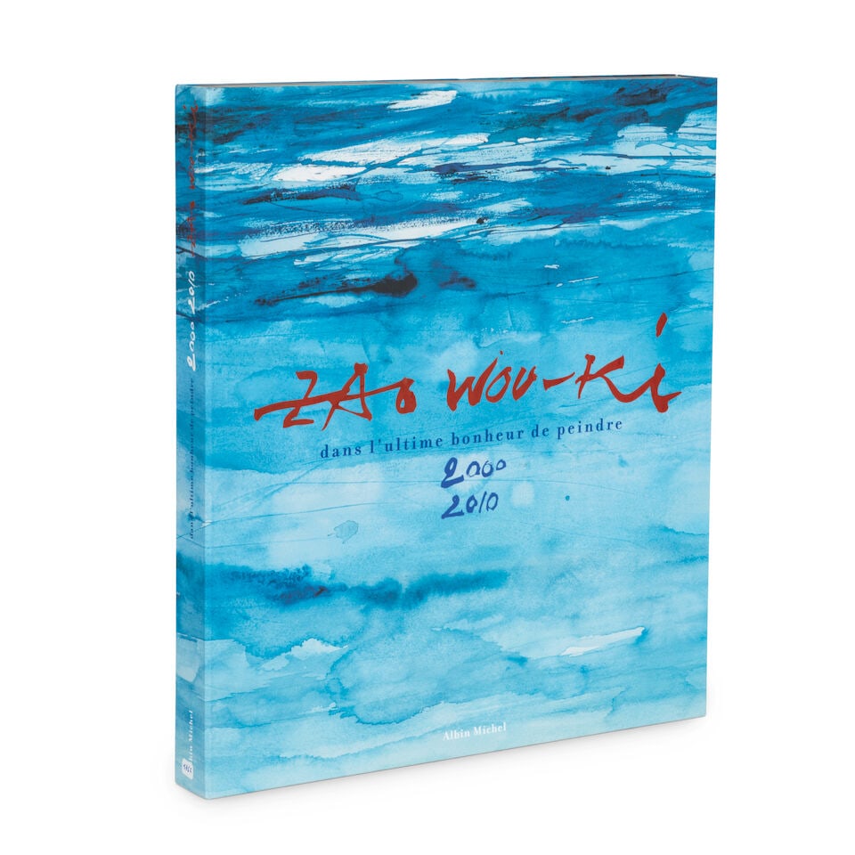 ZAO WOU-KI (1920-2013) Dans l'ultime bonheur de peindre, 2010 Coffret comprenant un ouvrage et u... - 2