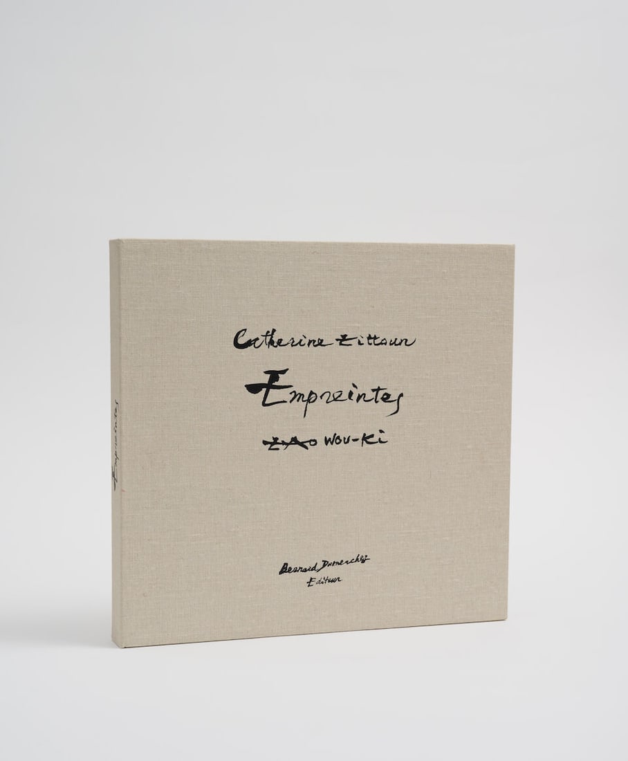 ZAO WOU KI (1920-2013) Empreintes, 2003 Ouvrage de Catherine Zittoun sous couverture papierrempl... - 3