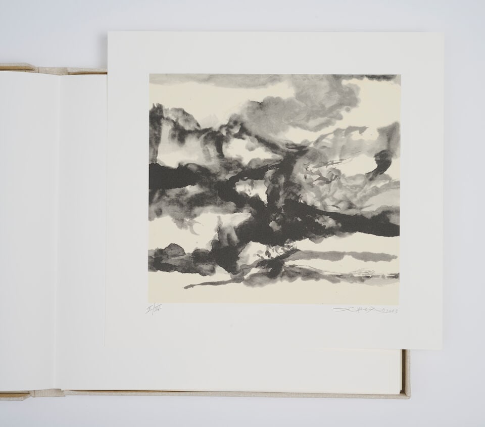 ZAO WOU KI (1920-2013) Empreintes, 2003 Ouvrage de Catherine Zittoun sous couverture papierrempl... - 8