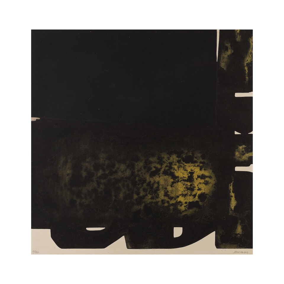 PIERRE SOULAGES (1919-2022) Eau-forte 22, 1973 (BNF, 1973)Eau forte en couleurs sur vélin F... (1 of 1)