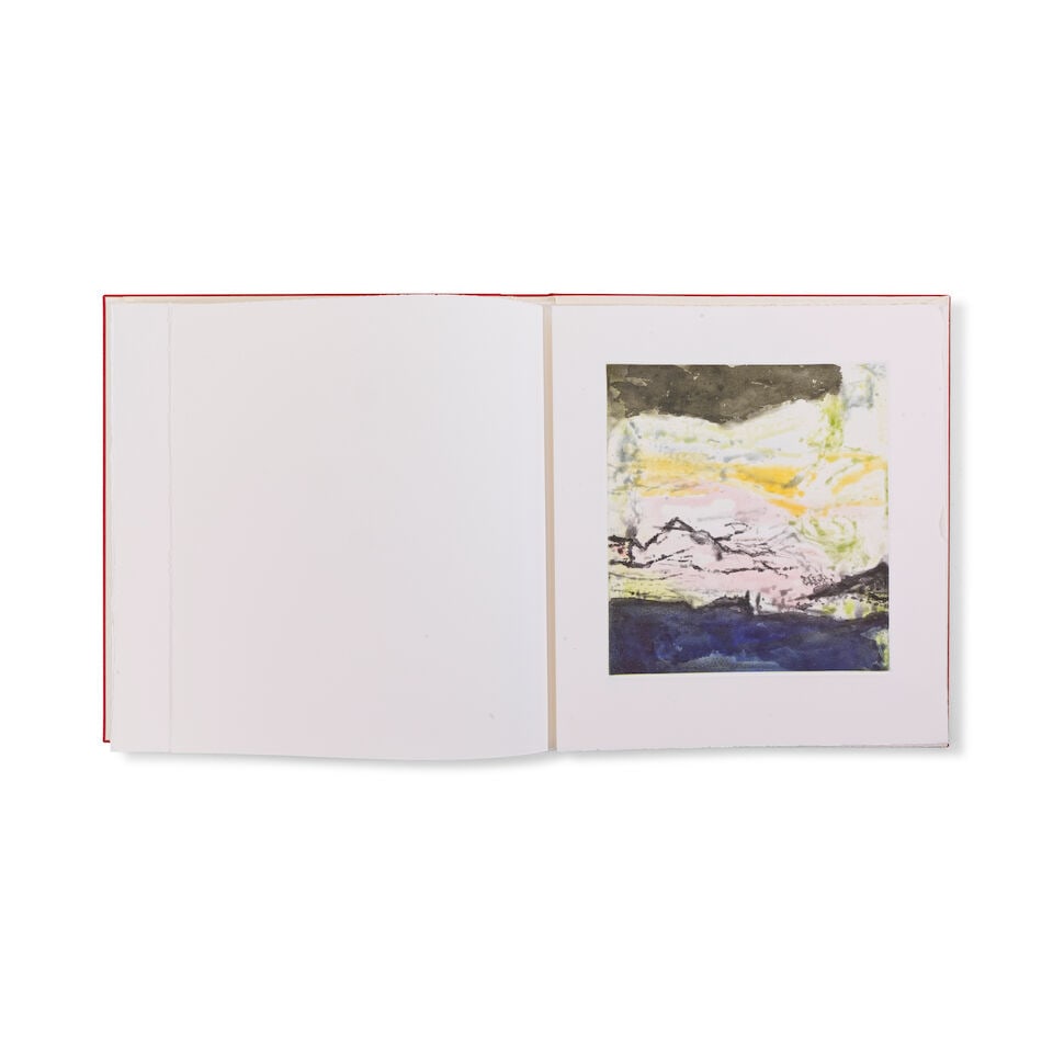 ZAO WOU-KI (1920-2013) ET HENRI MICHAUX (1899-1984) Annonciation-Moments, 1996 Ouvrage comprenan...: ZAO WOU-KI (1920-2013) ET HENRI MICHAUX (1899-1984) Annonciation-Moments, 1996 Ouvrage comprenant sept aquatintes sur chine appliqué sur vélin de BFK Rives Poèmes d'Henri Michaux Exempl