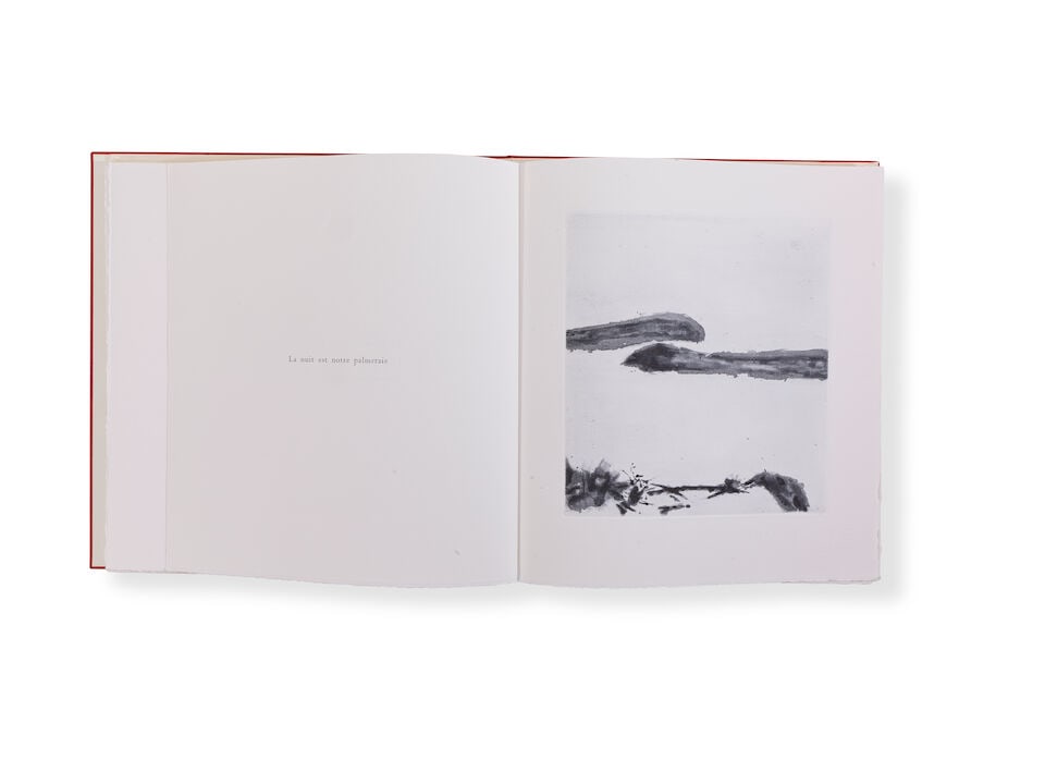ZAO WOU-KI (1920-2013) ET HENRI MICHAUX (1899-1984) Annonciation-Moments, 1996 Ouvrage comprenan... - 2