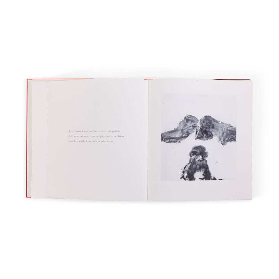 ZAO WOU-KI (1920-2013) ET HENRI MICHAUX (1899-1984) Annonciation-Moments, 1996 Ouvrage comprenan... - 3