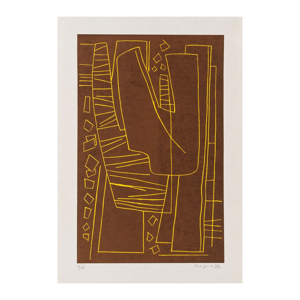 ALBERTO MAGNELLI (1888-1971) Album de la Ferrage - 1970, planche II et X, 1970 (Abadie, 51-2 et ... - 3