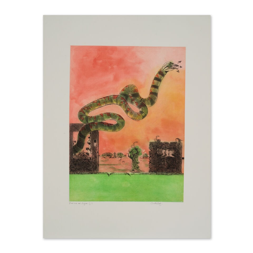 GRAHAM SUTHERLAND (1903-1980) Apollinaire Le Bestiaire ou cortège d'orphée, 1978-9 Por... - 4