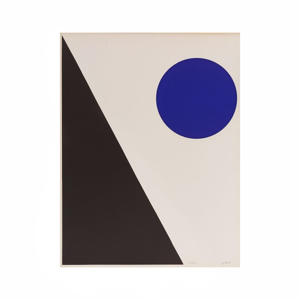 EMILE GILIOLI (1911-1977) Ensemble de quatre lithographies, circa 1970 Quatre épreuves en c... - 4