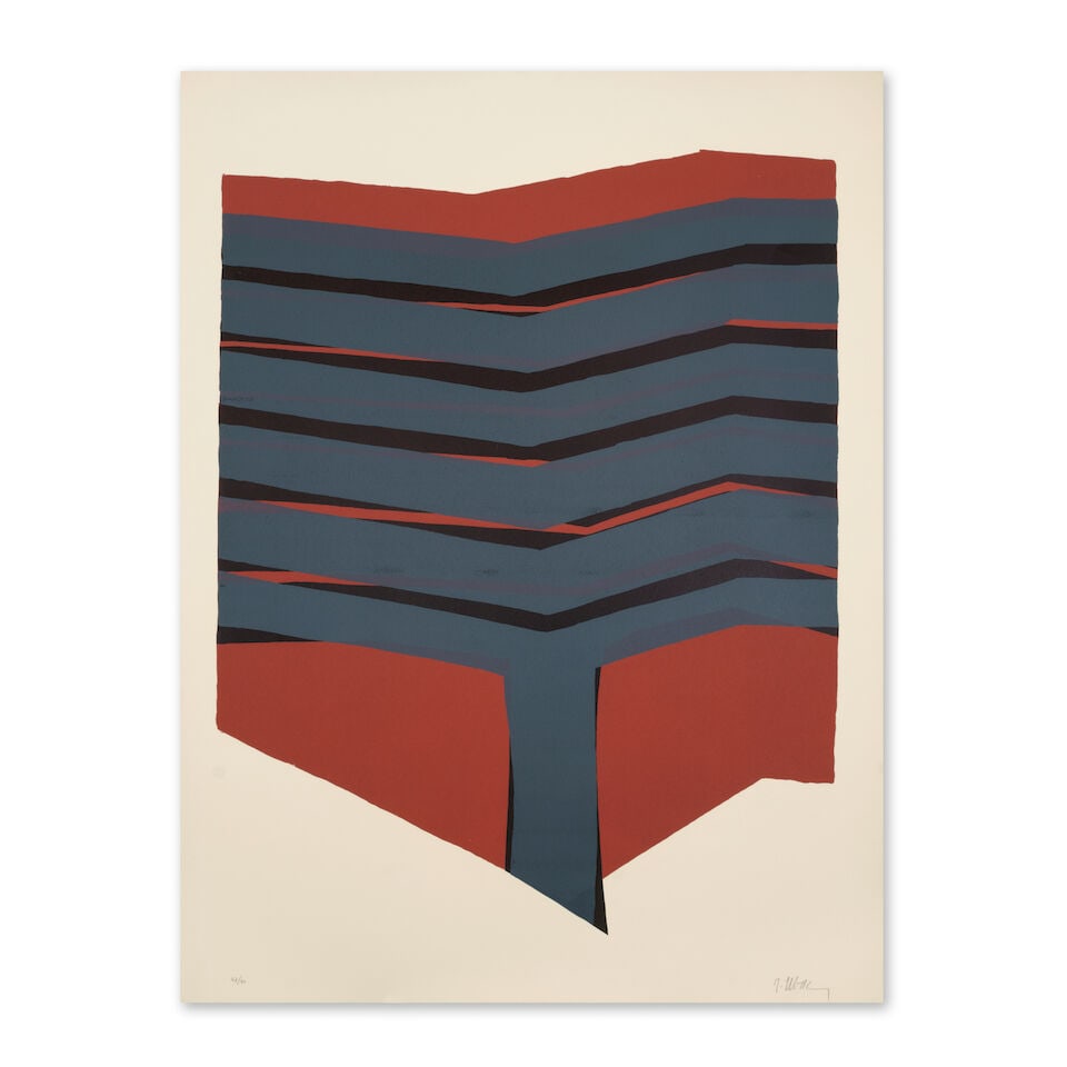 RAOUL UBAC (1910-1985) Sans titre, circa 1970 Lithographie en couleursSignée et numéro...: RAOUL UBAC (1910-1985) Sans titre, circa 1970 Lithographie en couleurs Signée et numérotée 27/30 113,7 x 152,3 cm Color lithograph, signed and numbered 27/30 For further information on