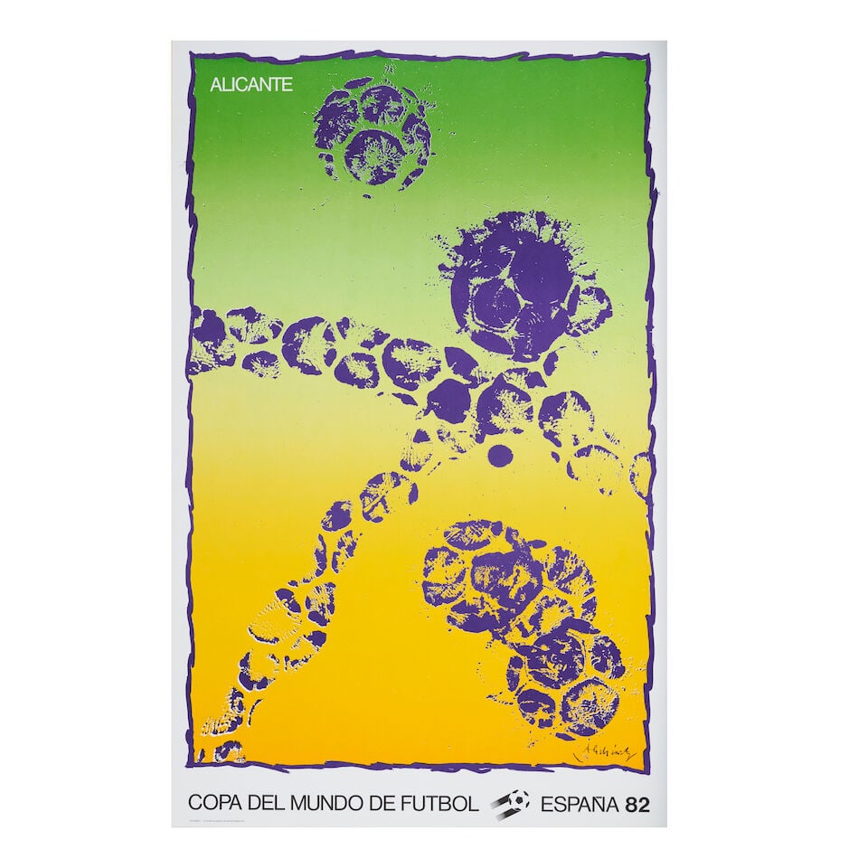 MUNDIAL 82 Coupe du Monde de Football Espagne 1982 Portfolio comprenant les 15 affiches officiel... - 15