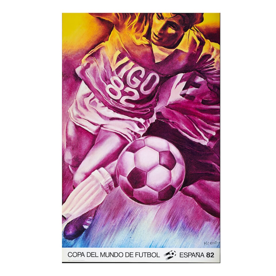 MUNDIAL 82 Coupe du Monde de Football Espagne 1982 Portfolio comprenant les 15 affiches officiel... - 9