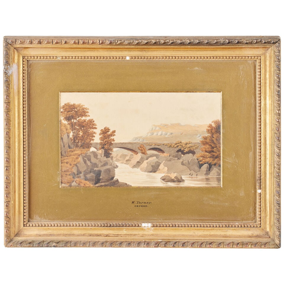 James Craig Annan (Scottish, 1864-1946) Stirling Castle (and a watercolour of a bridge over a Hi... - 5