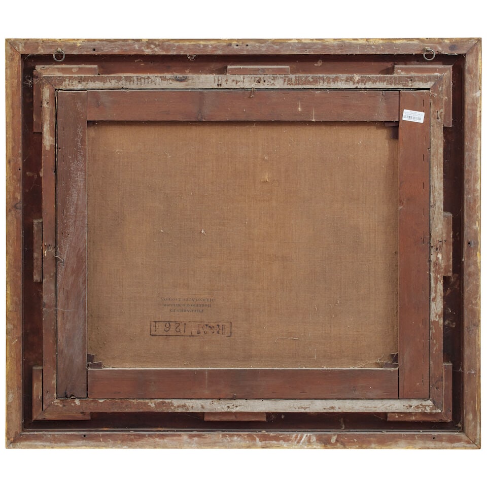 British School, (19th Century) Hunter in a stable, the blanket with initial 'M' - 3