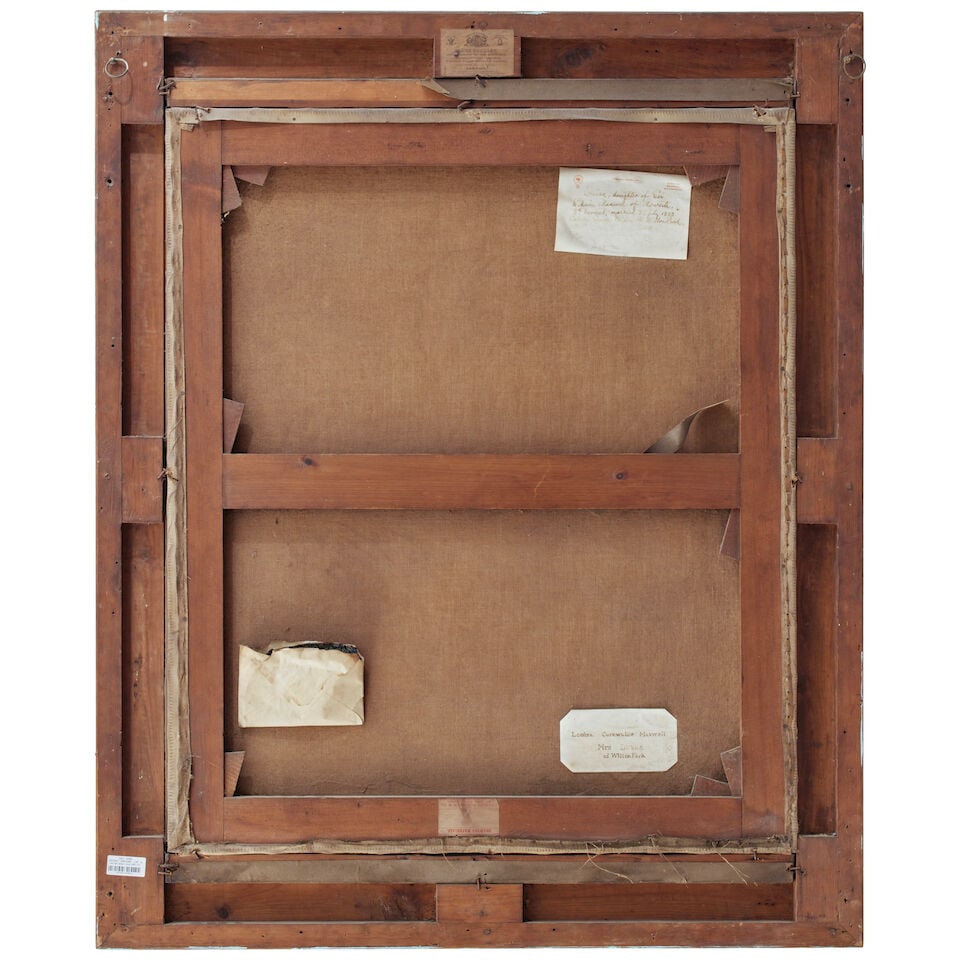 Scottish School, (Mid-19th Century) Portrait of a Louisa Cornwallis Maxwell, half-length seated,... - 2