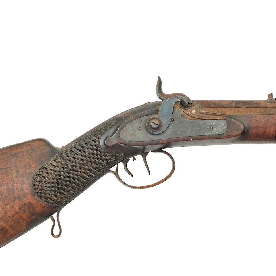 A Swiss percussion target rifle (Schuetzen) - 3