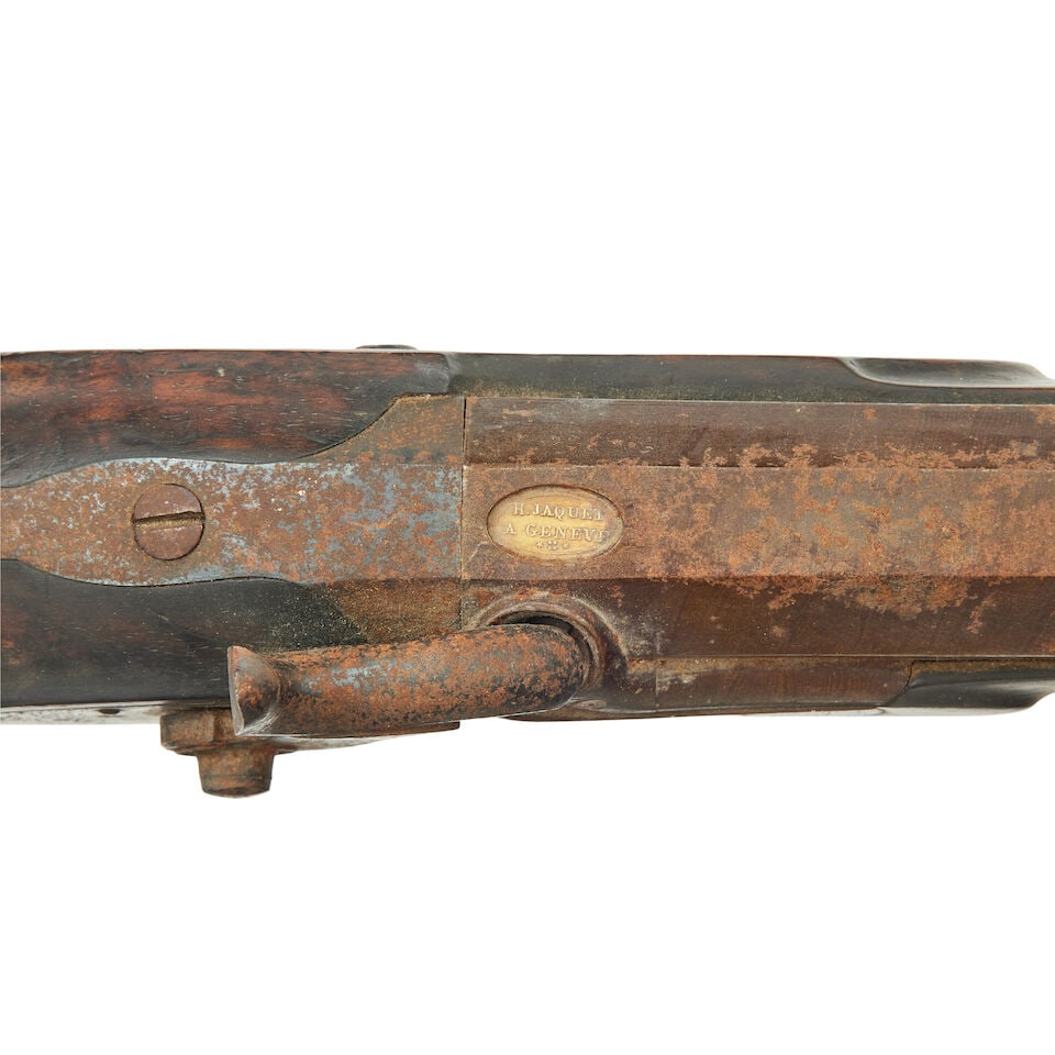 A Swiss percussion target rifle (Schuetzen) - 4