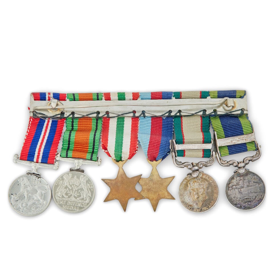 The group of Four medals to Lieutenant E. Maxwell, Argyll and Sutherland Highlanders, - 2