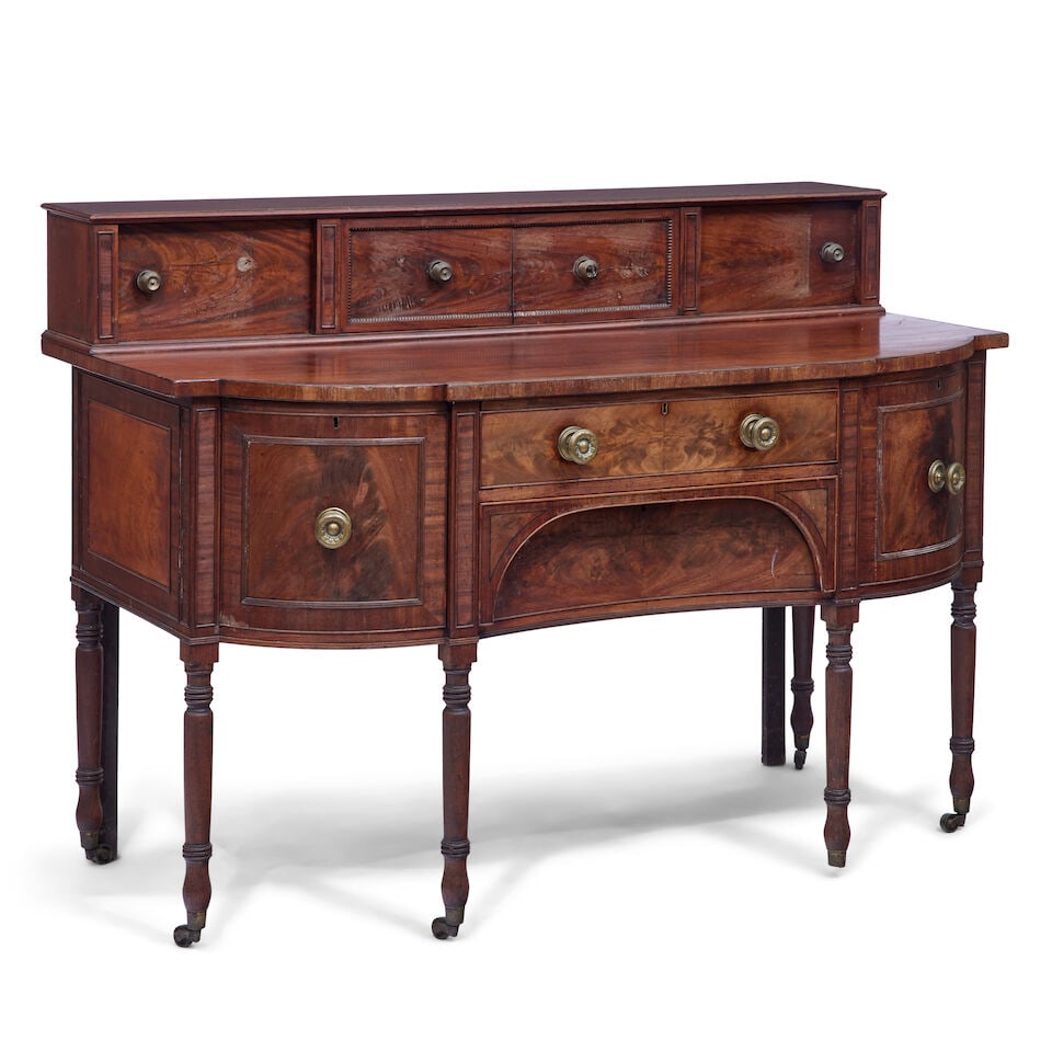 A George III mahogany stage back sideboard Scottish, third quarter 18th century - 4