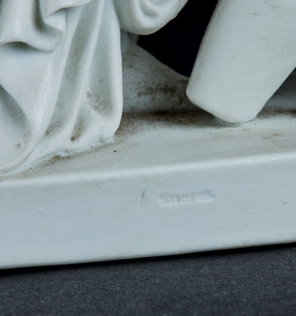 A Parian porcelain bust of Robert Stephenson by Josiah Wedgwood & Sons - 2