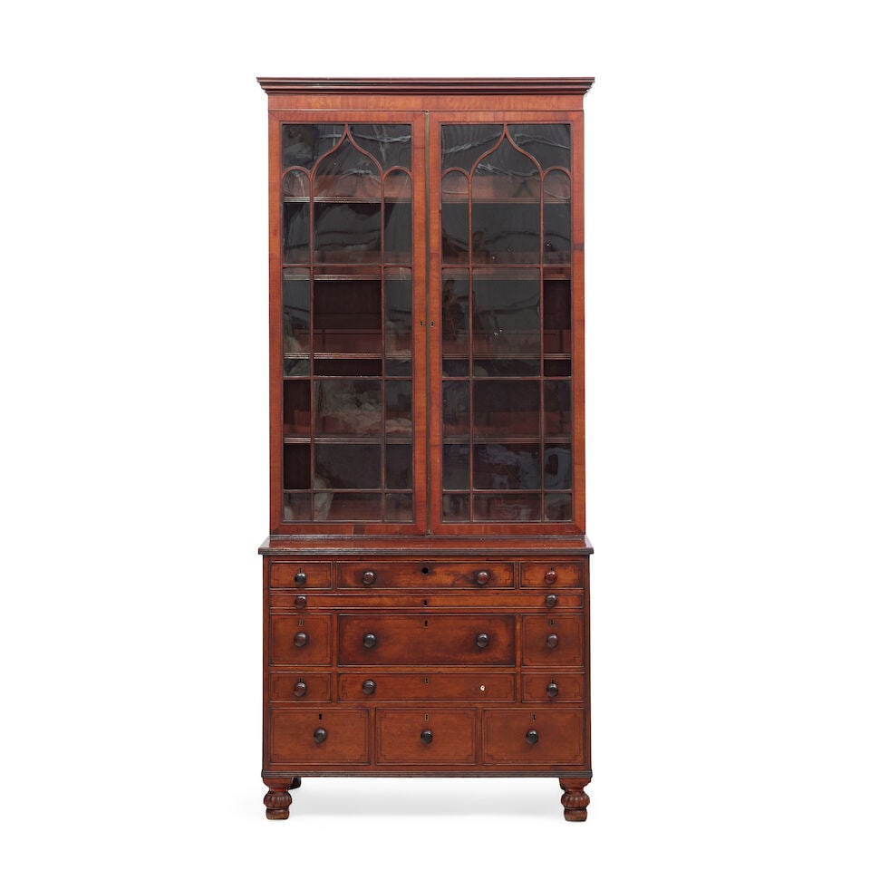 A George III mahogany bookcase Early 19th century (1 of 4)