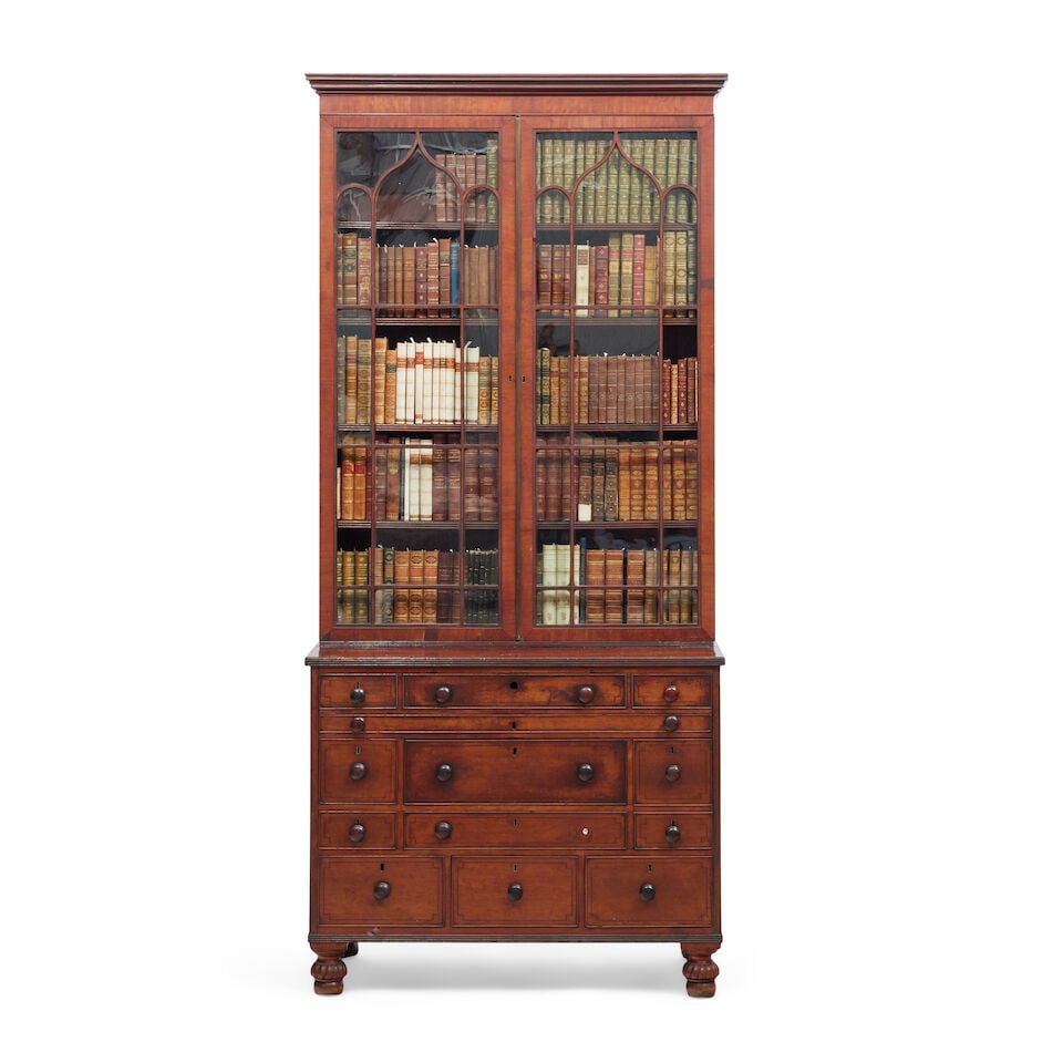 A George III mahogany bookcase Early 19th century - 3