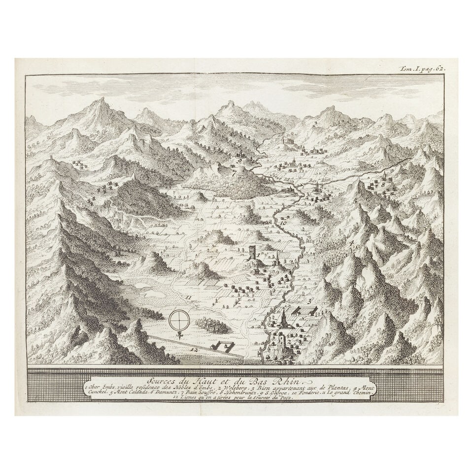 ALTMANN (JOHANN GEORG, editor) AND OTHERS L'Etat et les delices de la Suisse, 4 vol., ... - 2